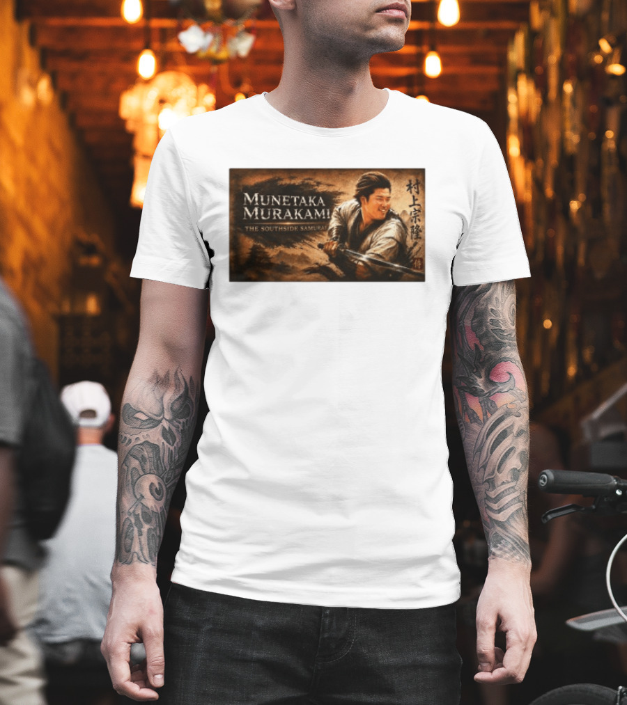 Munetaka Murakami The Southside Samurai Kanji T-Shirt