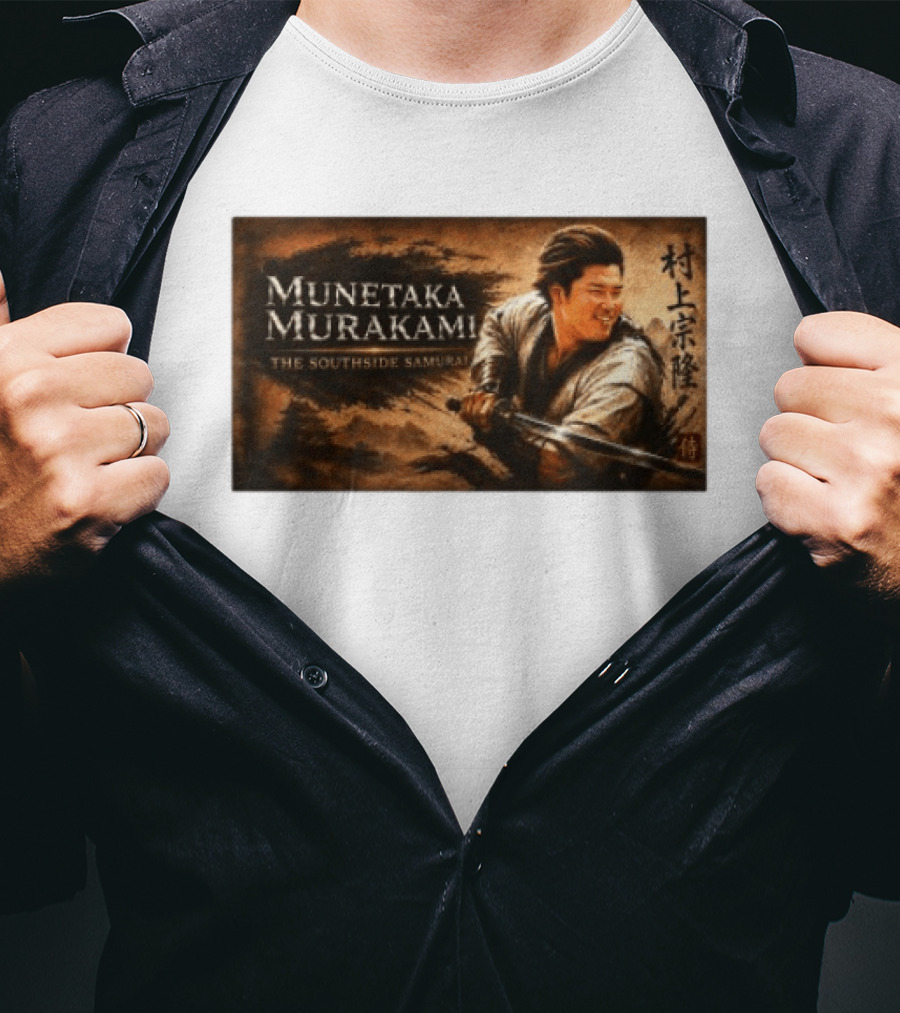 Munetaka Murakami The Southside Samurai Kanji T-Shirt