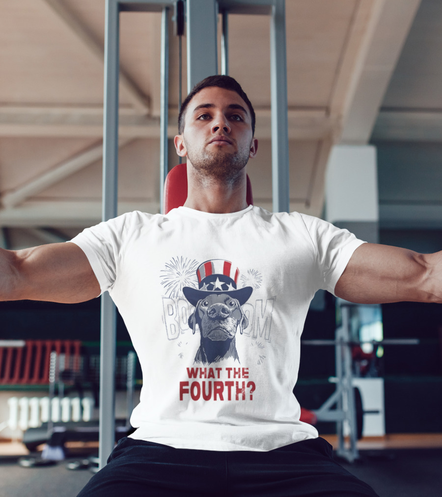 What The Fourth July 4th BOOM Fireworks USA 250th Anniversary T-Shirt