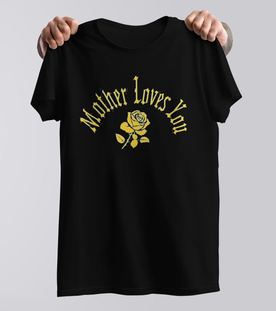 Samira Fisher Keke Palmer The Burbs On Peacock Yellow Text Mother Loves You Blue Rose T-Shirt