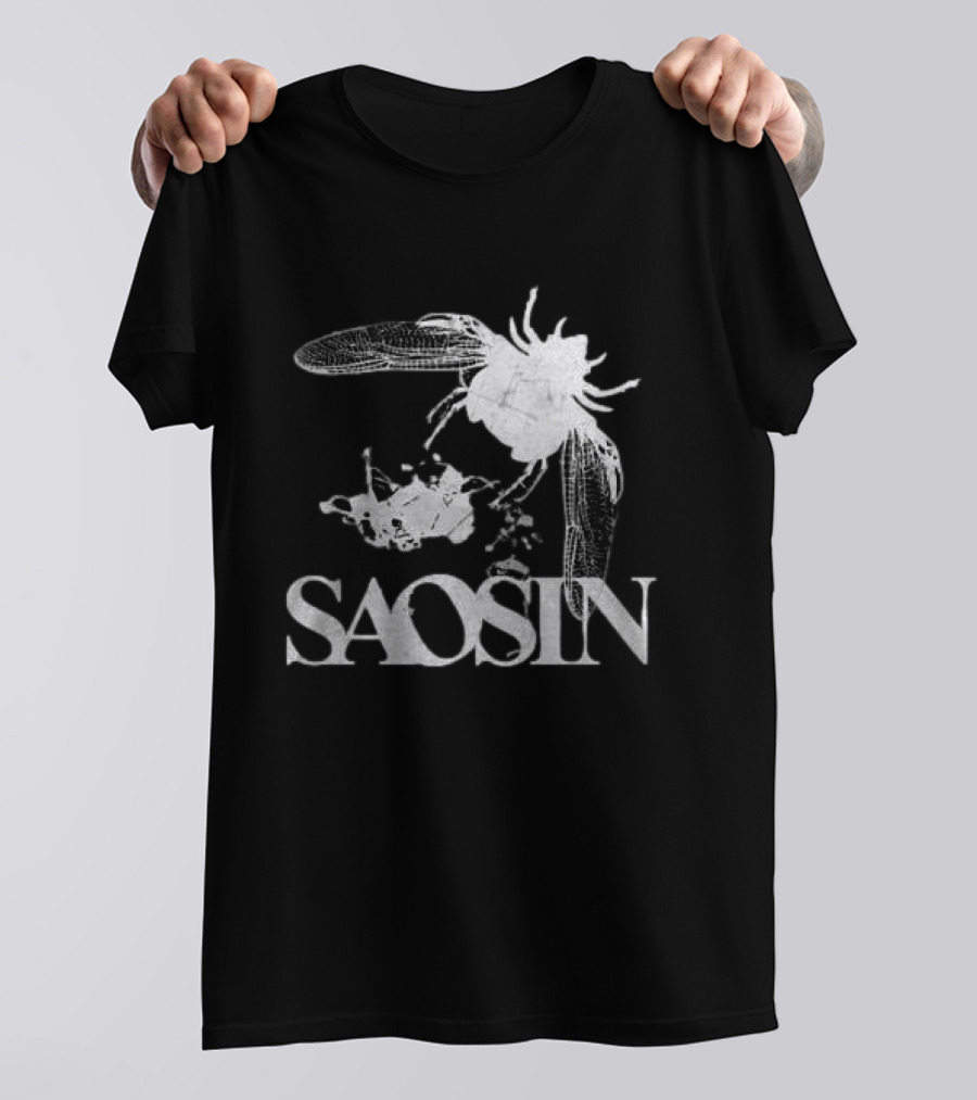 Saosin 20 Years Celebration Self Titled Album With Floral T-Shirt