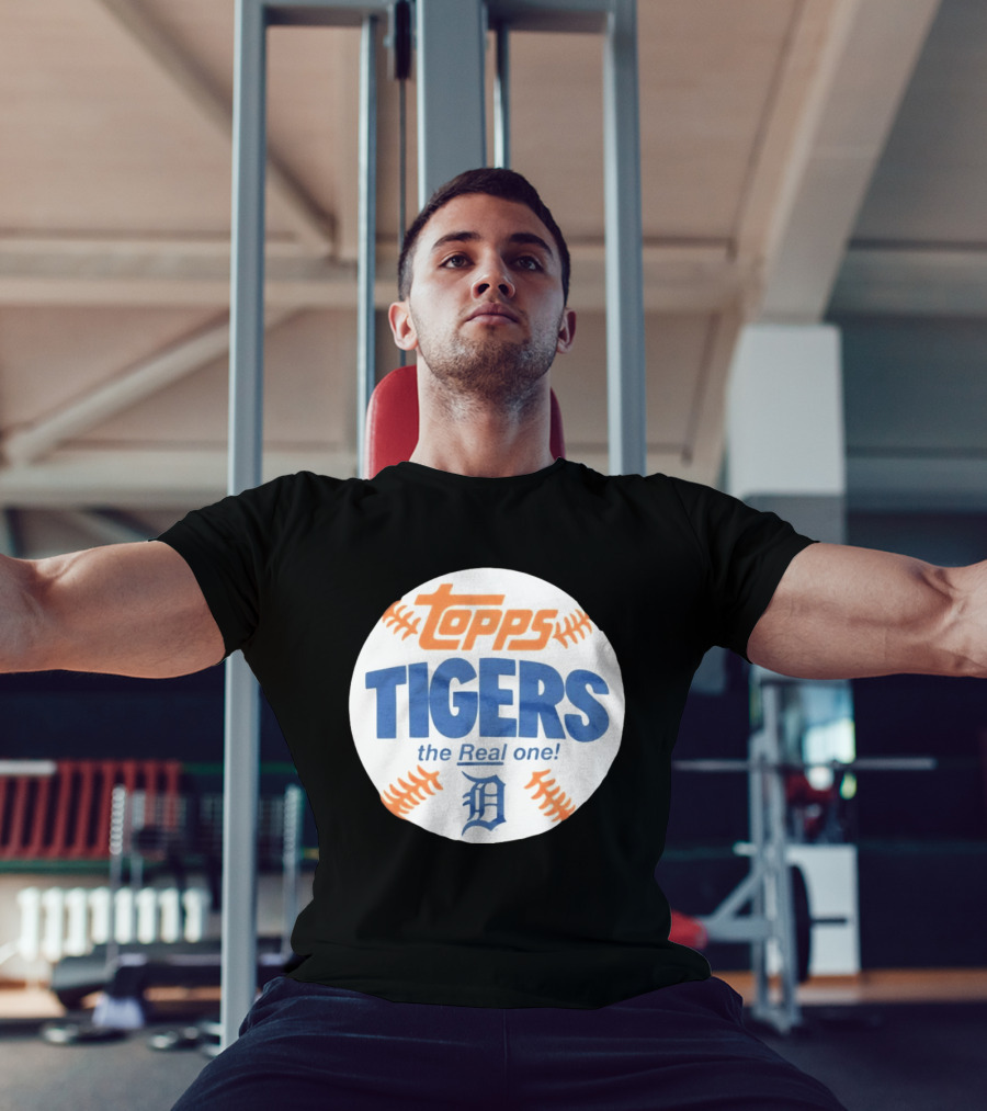 Topps Tigers The Real One Detroit T-Shirt