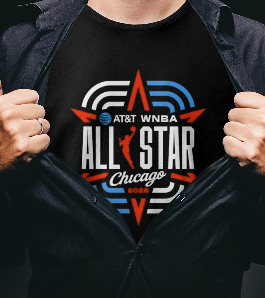 AT&T WNBA All Star Chicago 2026 T-Shirt