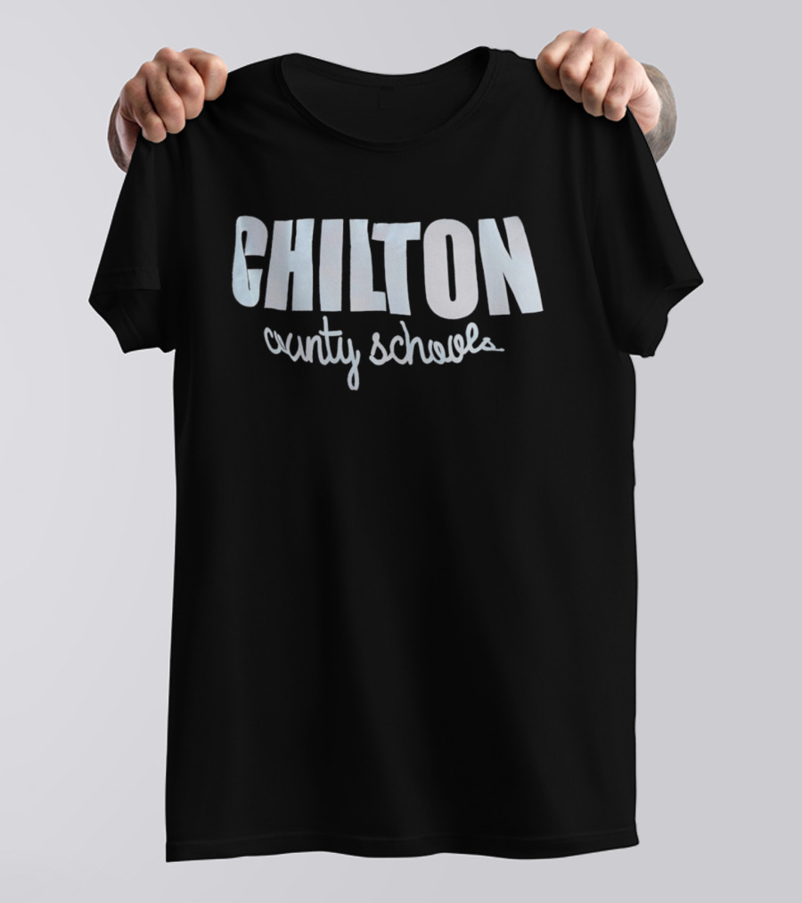 Chilton County Schools Bold Text Educational Insights T-Shirt