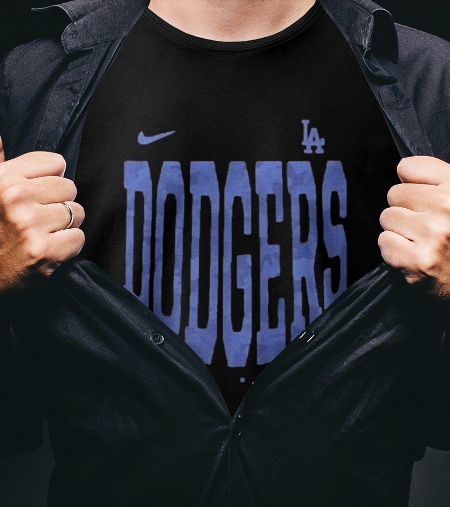 Los Angeles Dodgers Nike Camo Velocity Victor Blue Edition T-Shirt