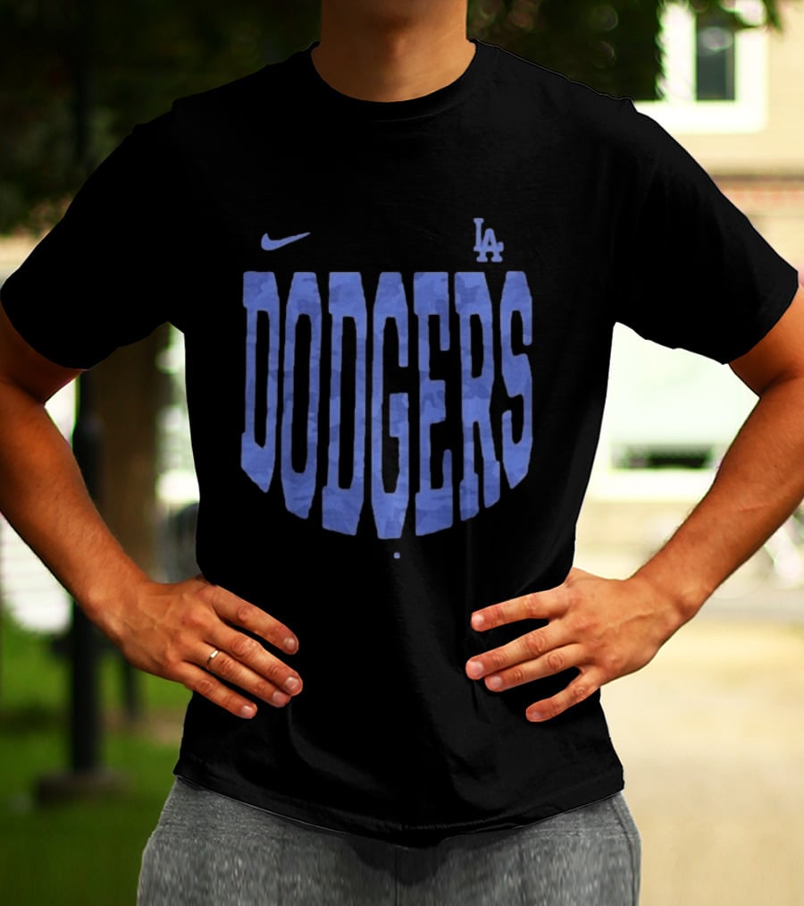 Los Angeles Dodgers Nike Camo Velocity Victor Blue Edition T-Shirt