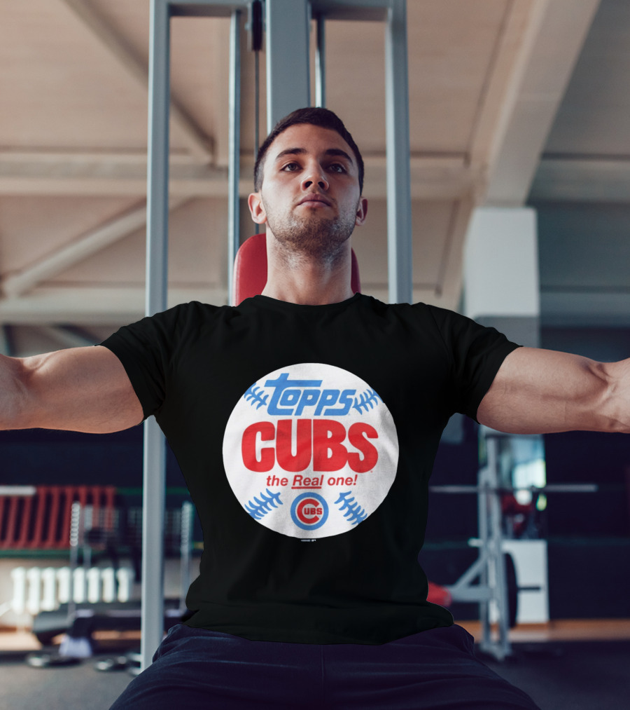 Topps Cubs The Real One Chicago Baseball T-Shirt