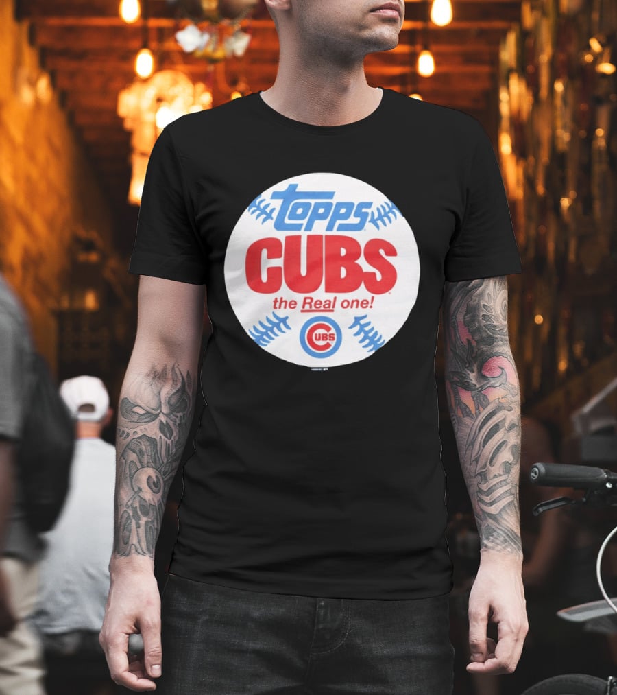 Topps Cubs The Real One Chicago Baseball T-Shirt