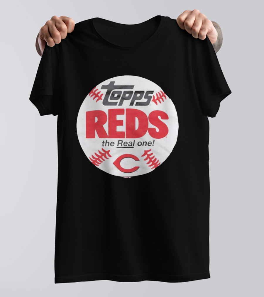 Topps Baseball Reds The Real One Cincinnati T-Shirt
