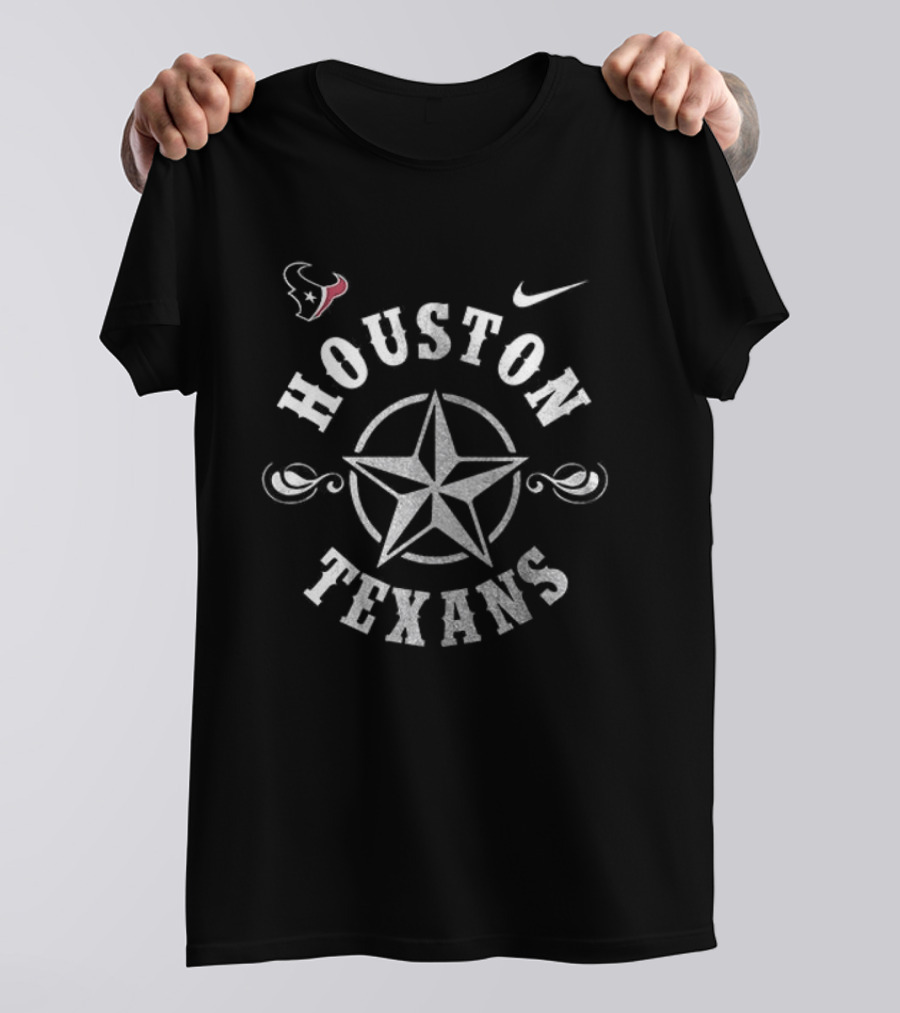 Houston Texans Willie Nelson Collaboration Nike Star Logo Feelin' Good T-Shirt
