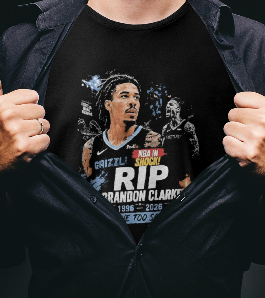 Original NBA In Memory Rest In Peace Brandon Clarke 1996 2026 T-Shirt