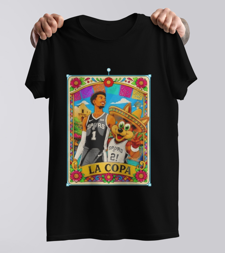 Original Victor Wembanyama Coyote Mexico La Copa San Antonio Spurs Basketball T-Shirt