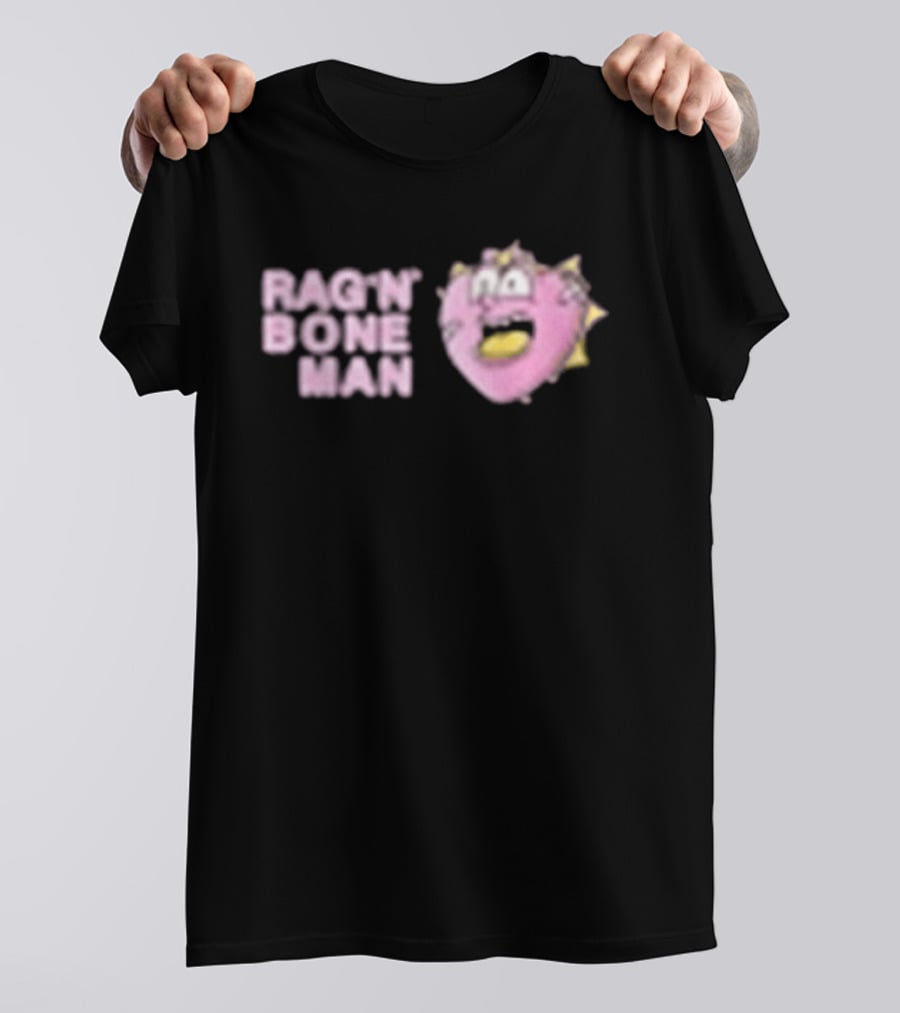 Rag'n'Bone Man Spiky Pink Donut Creature T-Shirt