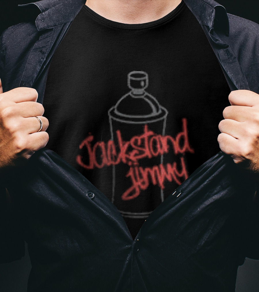 Jackstand Jimmy Turbos And Nitrous Slow And Steady Wins The Race Spray Can T-Shirt