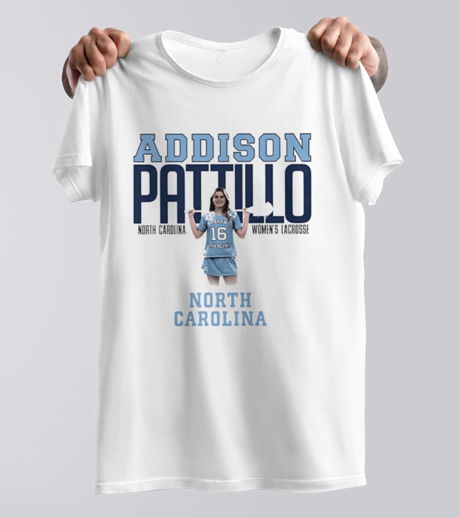 Addison Pattillo North Carolina Women's Lacrosse 16 Player T-Shirt