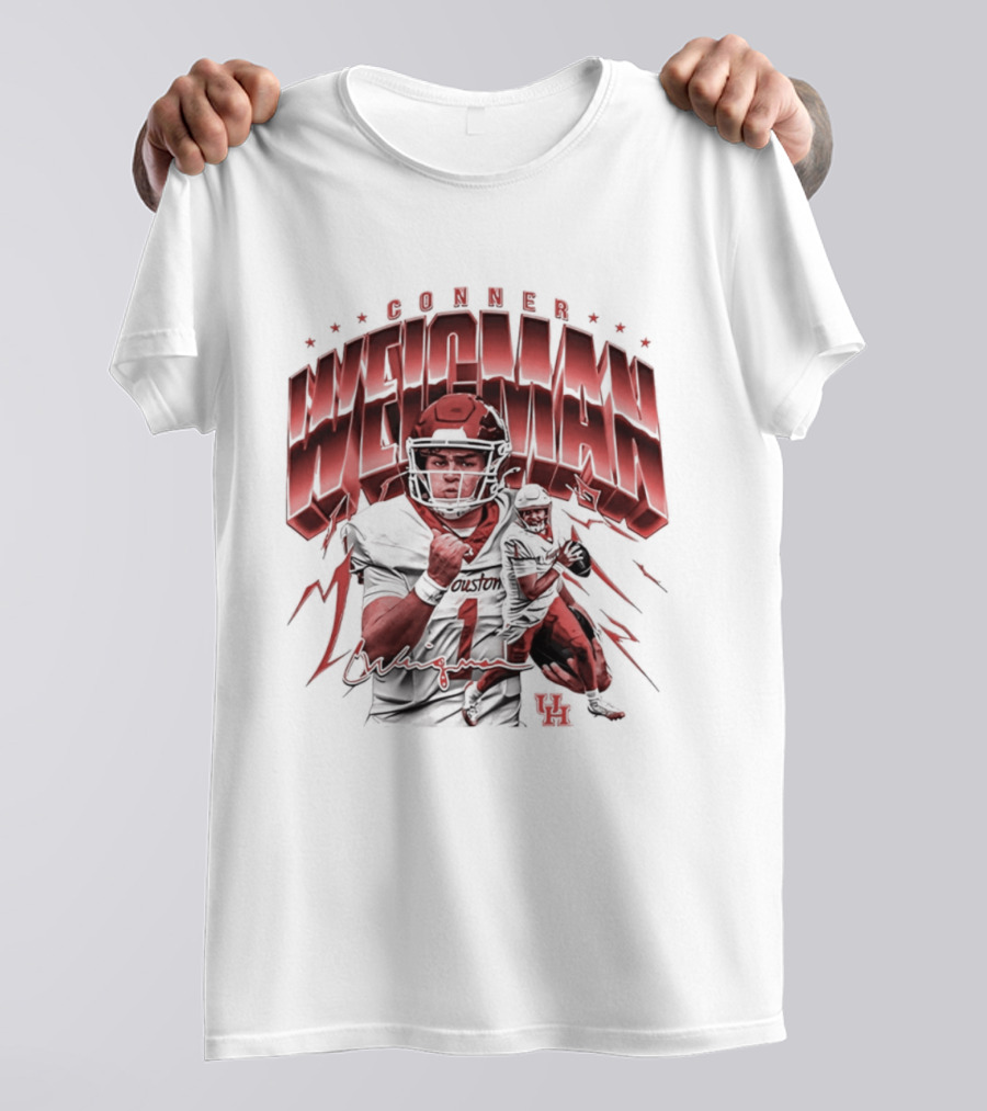 Conner Weigman Houston Cougars Football Player NCAA Team Spirit T-Shirt