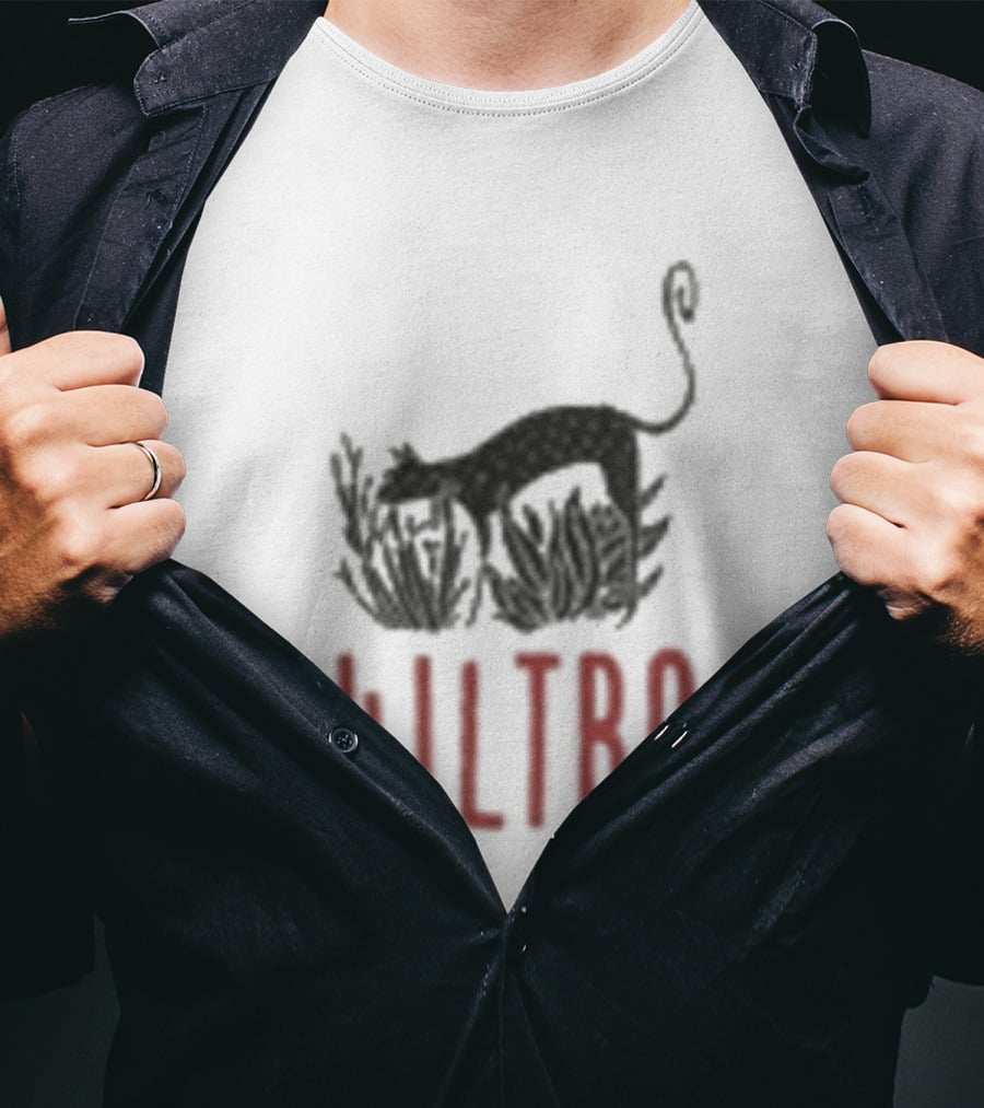 Kiltro Wolf Dog Text With Stylized Canine T-Shirt