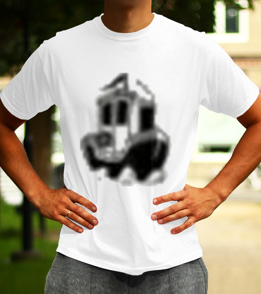 Dudes Factory Anchor Vintage Cartoon Style Nautical T-Shirt