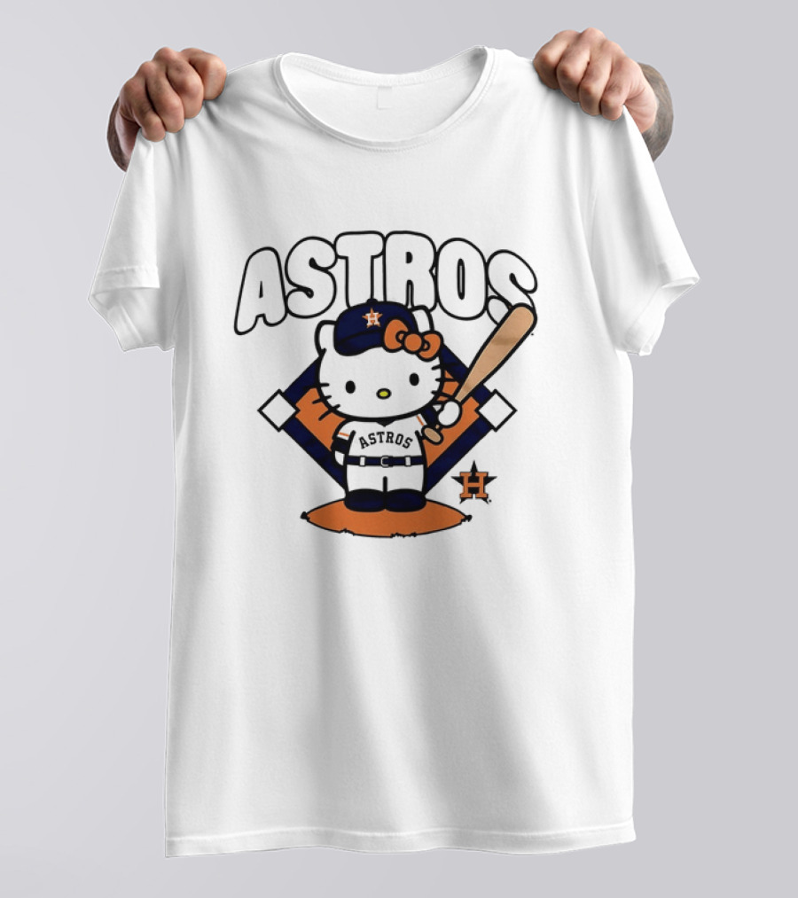 Hello Kitty Astros 2026 MLB Baseball T-Shirt