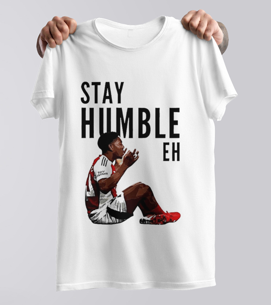Myles Lewis Skelly Stay Humble Eh Arsenal Football Meme T-Shirt