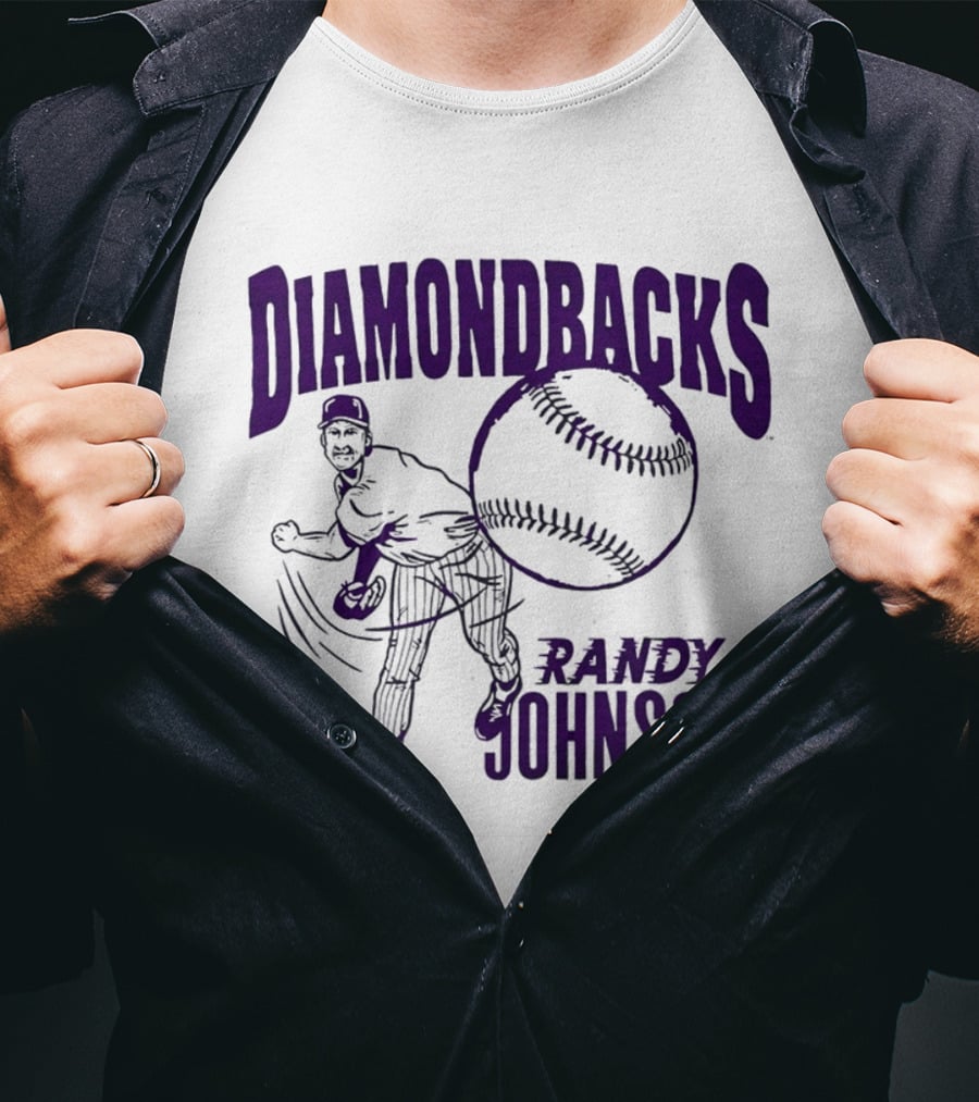 Randy Johnson Arizona Diamondbacks Cooperstown Collection Baseball T-Shirt