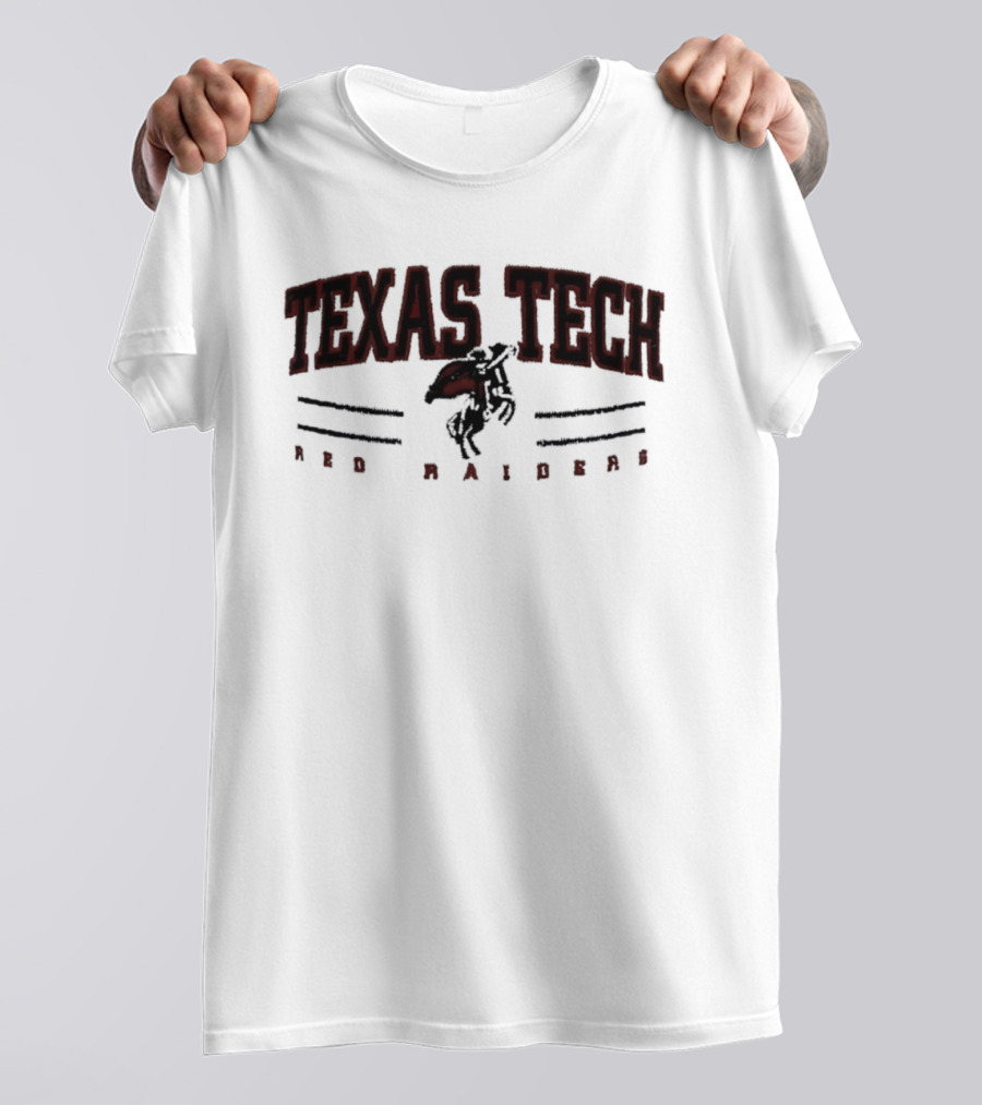 Texas Tech Red Raiders Masked Rider Football Iconic Horse T-Shirt