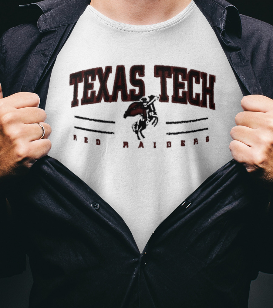 Texas Tech Red Raiders Masked Rider Football Iconic Horse T-Shirt