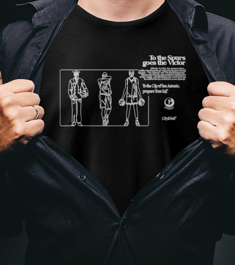 To The Spurs Goes The Victor San Antonio Prepare Yourself T-Shirt
