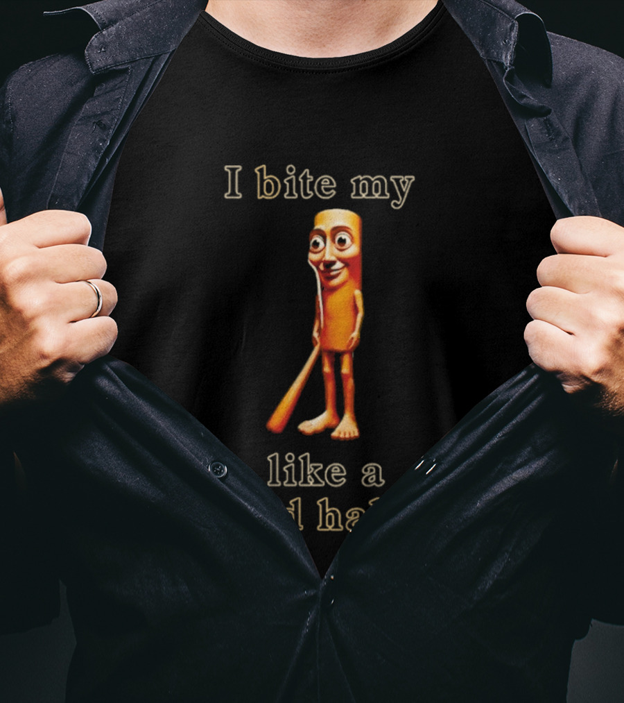 Tung Tung Tung Sahur I Bite My Tongue Like A Bad Habit T-Shirt
