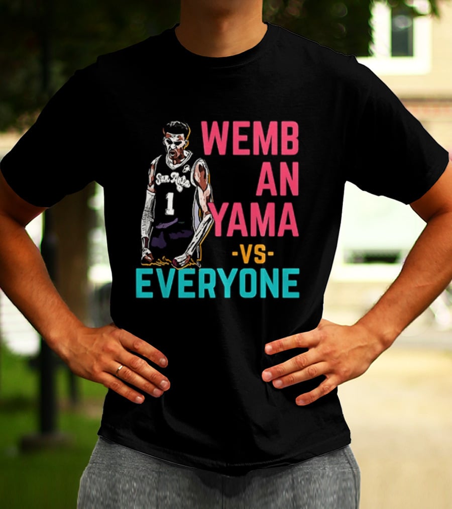 Victor Wembanyama Vs Everyone San Antonio Spurs NBA 2026 T-Shirt