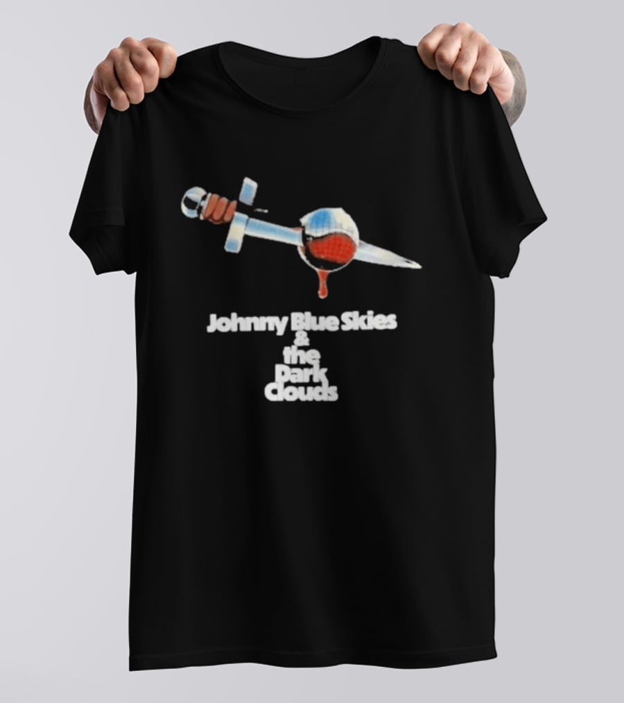 Johnny Blue Skies And The Dark Clouds Bloodied Dagger T-Shirt