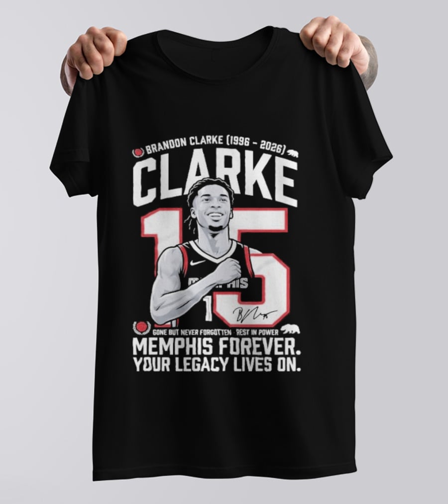 Brandon Clarke 15 Memphis Forever Legacy Lives On T-Shirt