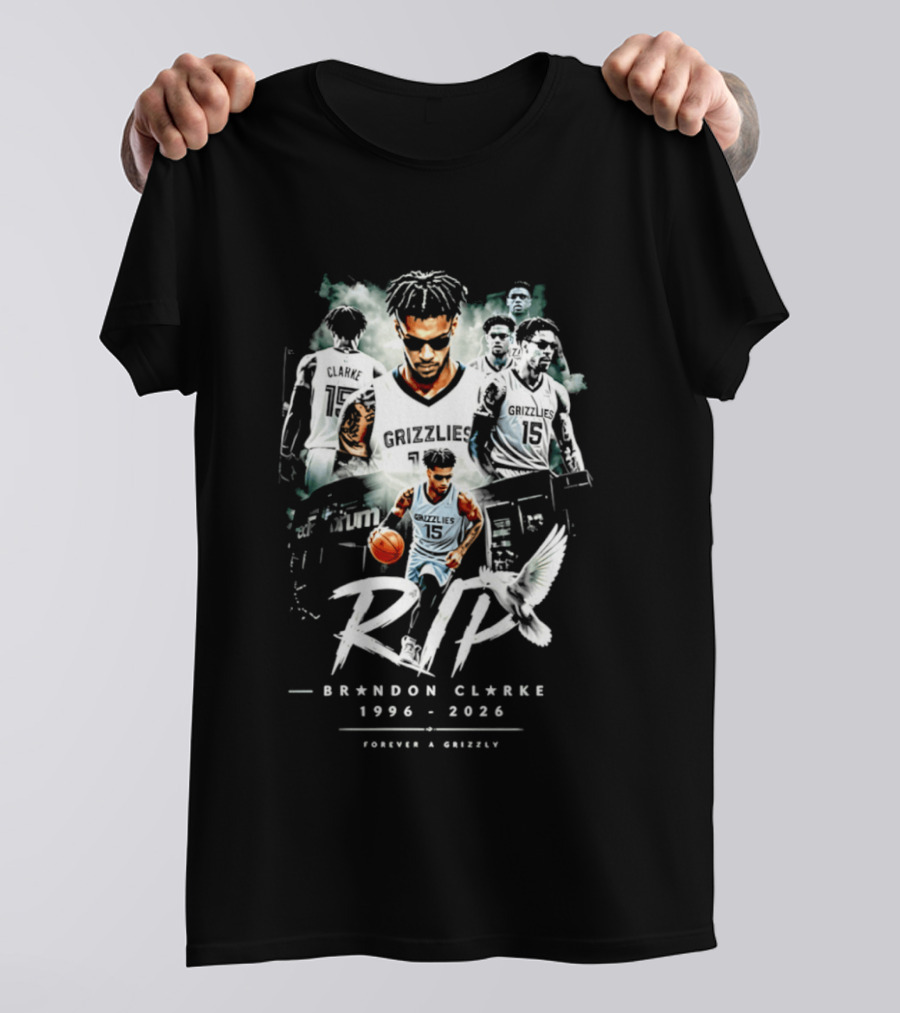 Brandon Clarke R.I.P 1996 2026 Forever A Grizzly T-Shirt