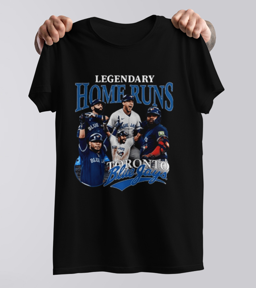 Legendary Home Runs Toronto Blue Jays Blue Jays Baseball Stars T-Shirt