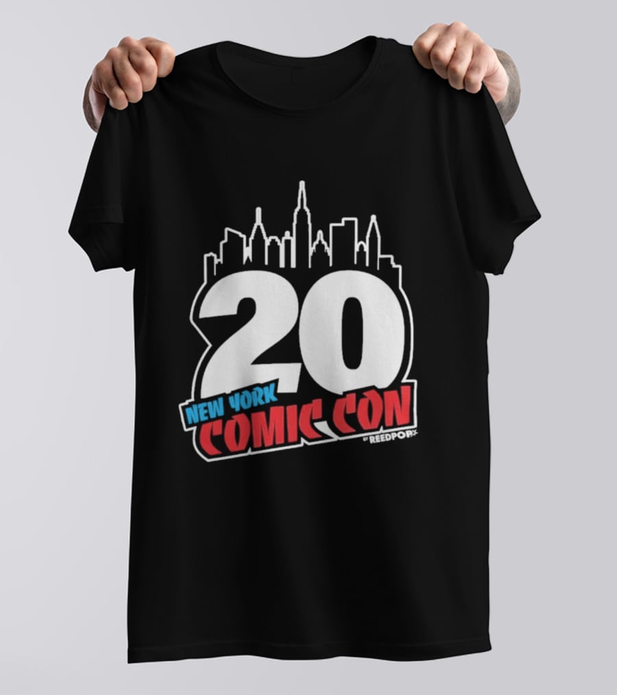 New York Comic Con 20th Anniversary 2026 Skyline Celebration NYCC T-Shirt