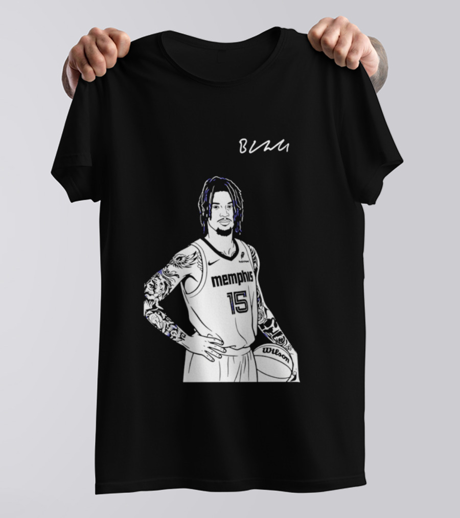 RIP Memphis Grizzlies Brandon Clarke Number 15 Basketball Star T-Shirt