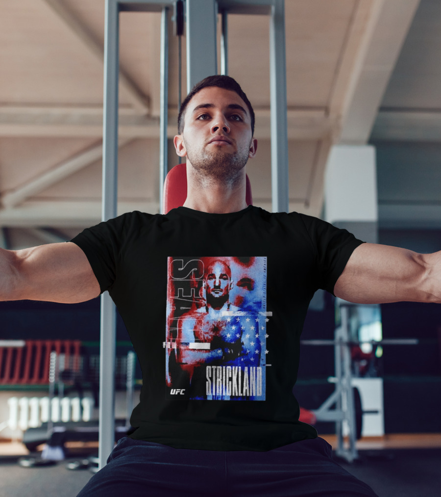 Sean Strickland UFC Fighter American Flag T-Shirt