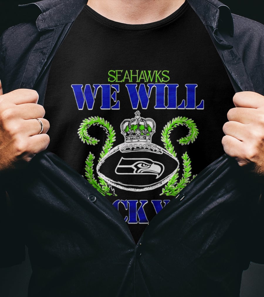 Seattle Seahawks We Will Rock You Queen 2026 T-Shirt