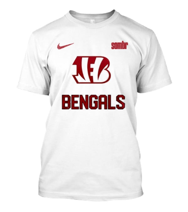 Cincinnati Bengals Nike Sombr The Late Nights And Young Romance Tour T-Shirt