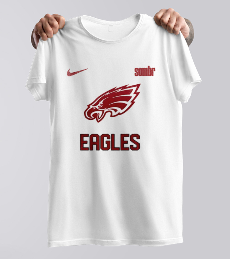 Philadelphia Eagles Sombr Nike Collaboration Late Nights Young Romance Tour T-Shirt