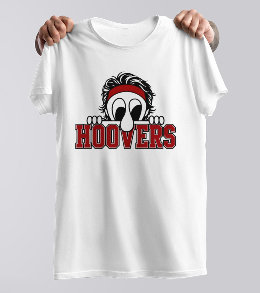 Hoovers Peeking Character With Red Headband T-Shirt