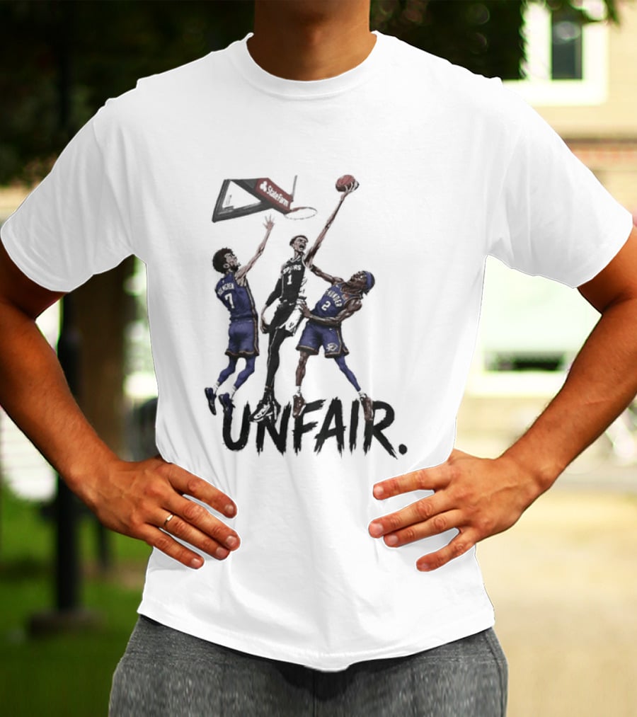 Unfair San Antonio Spurs Basketball Players Dunk T-Shirt