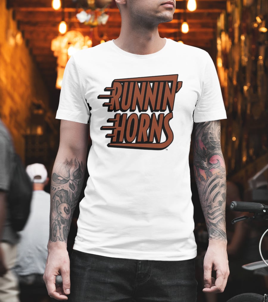Texas Longhorns Runnin' Horns Basketball 2026 Sports Team Spirit T-Shirt
