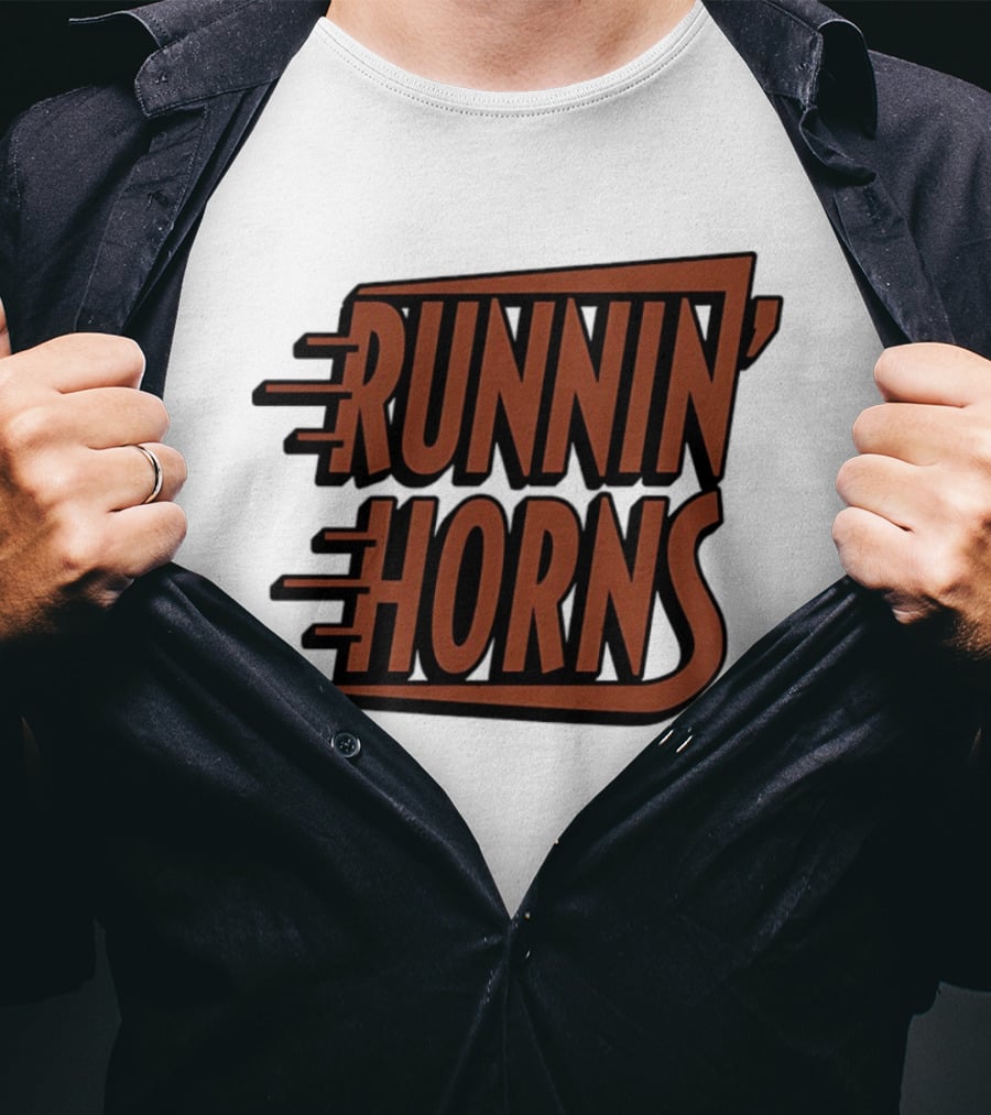 Texas Longhorns Runnin' Horns Basketball 2026 Sports Team Spirit T-Shirt