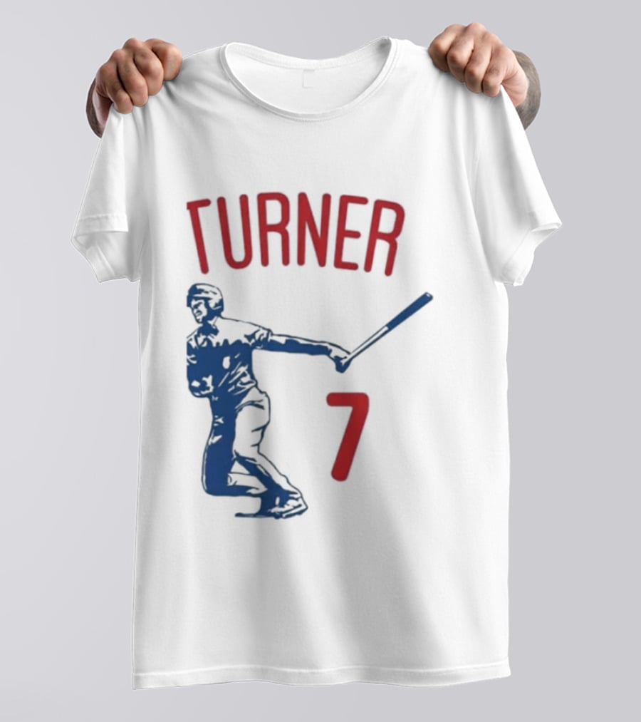 Turner Player 7 Baseball Batter T-Shirt