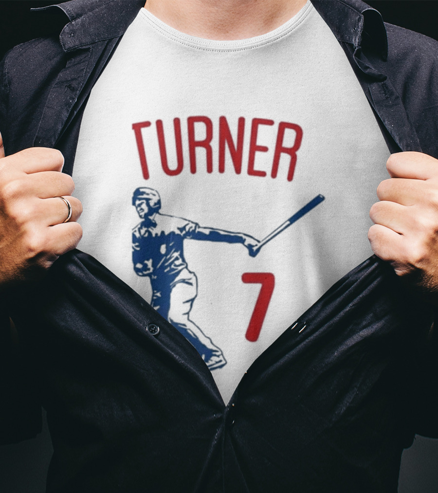 Turner Player 7 Baseball Batter T-Shirt
