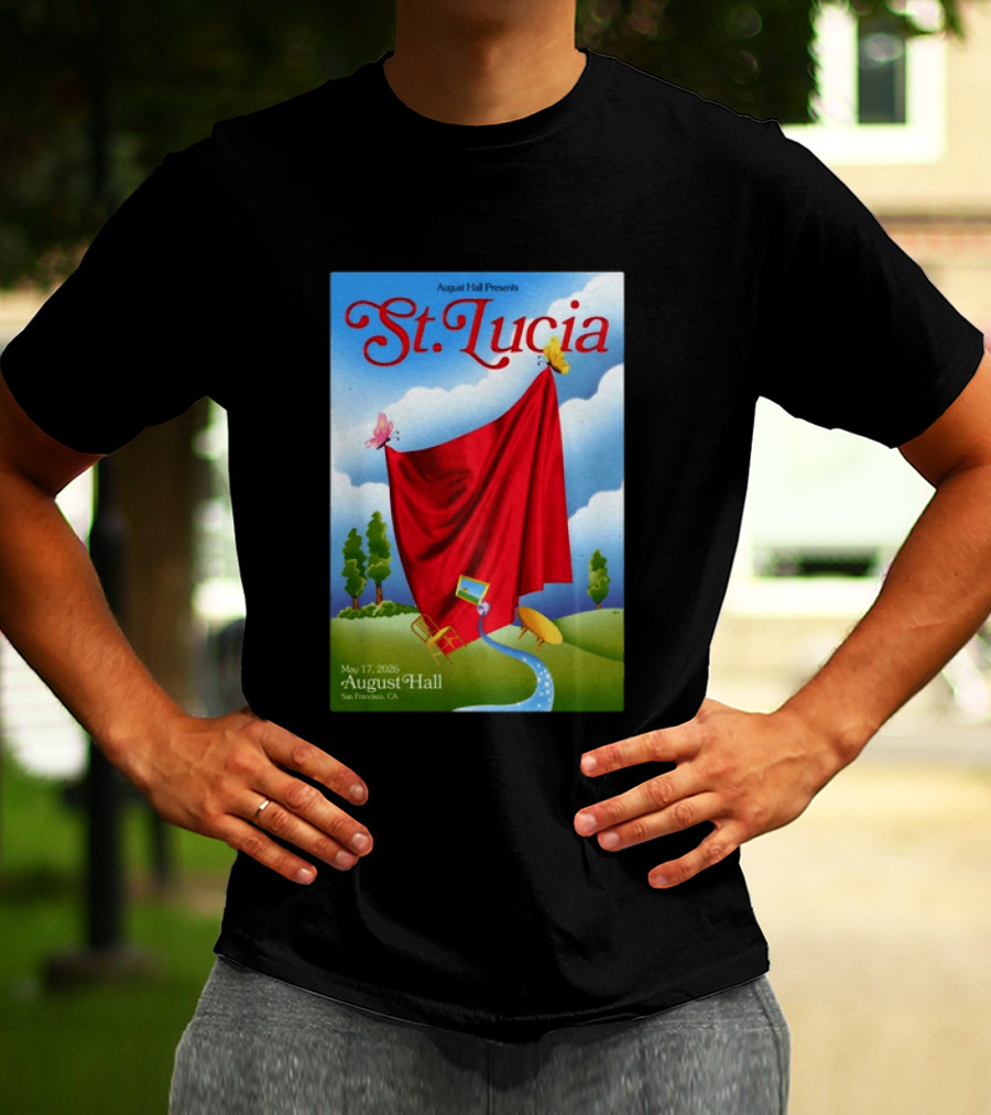 August Hall Presents St. Lucia May 17 2026 San Francisco CA T-Shirt