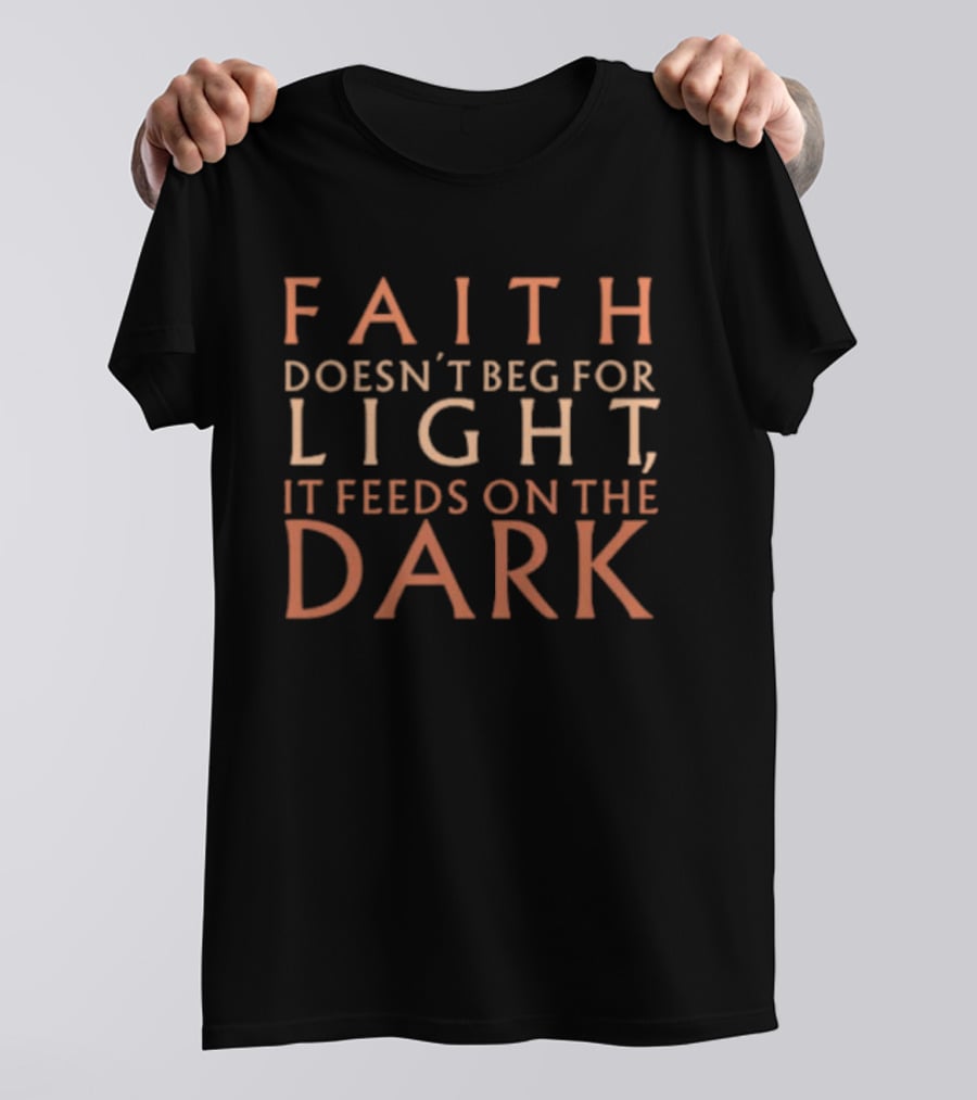Tarja Turunen Merchandise Faith Lyrics Fission Noir T-Shirt
