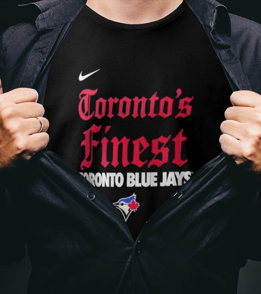 Nike Toronto's Finest Toronto Blue Jays City Connect Handwriting T-Shirt