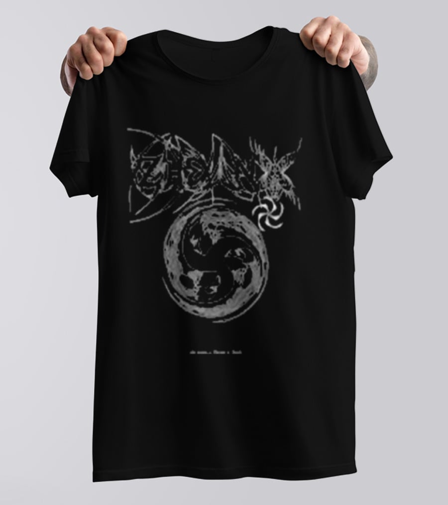 Zheani Folk Dragon Yin Yang T-Shirt